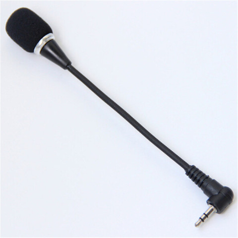 Mini micrófono Flexible con conector de 3,5mm para PC, ordenador, portátil, Notebook, condensador, novedad ► Foto 1/6