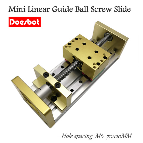 Mesa Deslizante de tornillo de bola de guía lineal Mini, Kit de actualización de aluminio, Nema23, 57BYG y Nema17, 42BYG, paso a paso, CNC 3018 ► Foto 1/3