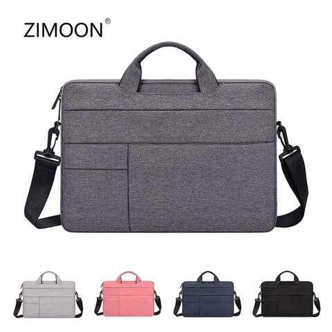 Bolso universal para ordenador portátil de 13,3/14,1/15,6 pulgadas, bolsa de hombro para laptop, funda maletín de viaje para Macbook ► Foto 1/6