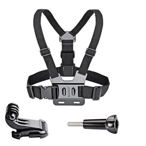 Correa de pecho ajustable para GoPro, accesorios para cámara deportiva, arnés de montaje en el pecho, cinturón para GoPro HD Hero 8 7 6 5 4 3 + 3 SJ4000 SJ5000 ► Foto 1/5