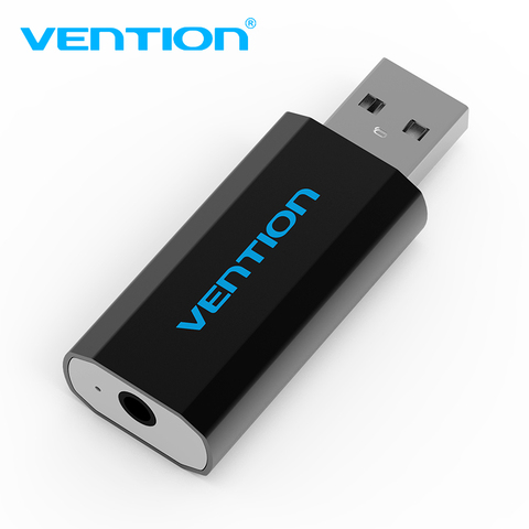 Vention-tarjeta de sonido externa, USB a 3,5mm, auriculares con micrófono Jack de 3,5mm, adaptador USB, tarjeta de Audio para ordenador portátil, tarjeta de sonido ► Foto 1/6