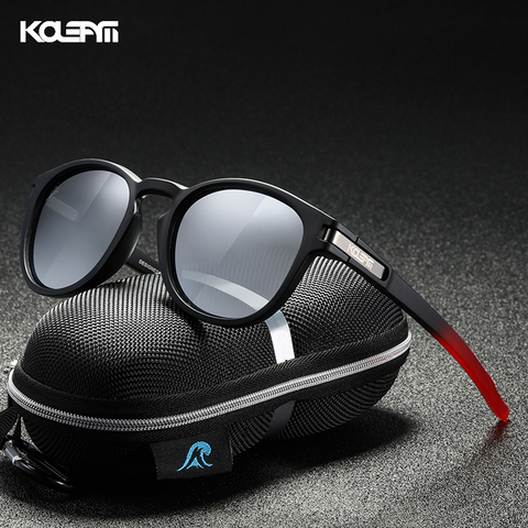 KDEAM monopatín gafas de sol polarizadas con estilo para hombres montura Flexible TR90 puente de cerradura con revestimiento de espejo gafas de sol para mujeres KD997 ► Foto 1/6