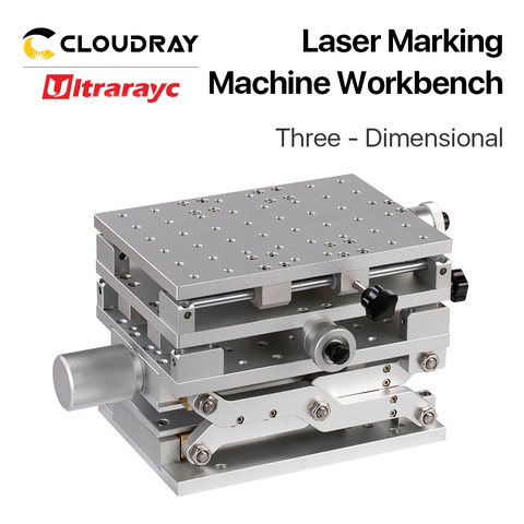 Ultrarayc-banco de trabajo 3D, eje XYZ, 210x150x150mm, M5, altura de elevación de orificio roscado, 150-275mm, para máquina láser de fibra ► Foto 1/6