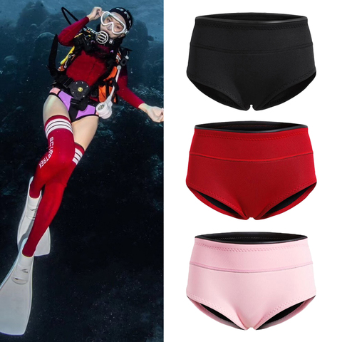 Traje de buceo mojado de 1,5mm, pantalones de baño, Bikini, parte inferior de canzoncillos muy cortos, corto para mujer, traje de buceo marinero ► Foto 1/6