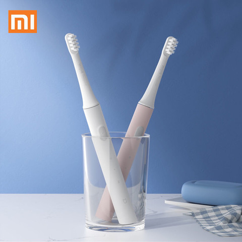 Xiaomi-cepillo de dientes eléctrico MIJIA T100, cepillo de dientes recargable por USB automático, resistente al agua, para adultos y niños ► Foto 1/6
