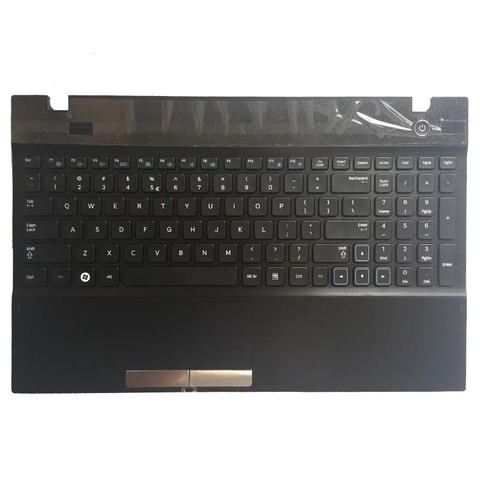 Teclado para samsung NP300V5A NP305V5A 300V5A 305V5A US, teclado para ordenador portátil con cubierta, color negro, BA75-03502E ► Foto 1/4