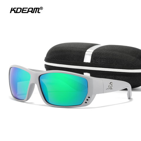 KDEAM-Camiseta con diseño para deportes al aire libre, gafas de sol polarizadas para hombre, gafas de sol de pesca UV400 TR90, montura de Material, lentes polarizadas KD706 ► Foto 1/6