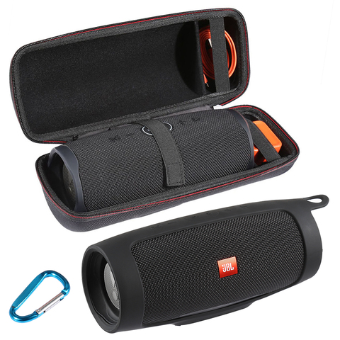 Estuche de almacenamiento duro 2 en 1 con cremallera, funda de silicona suave para JBL Charge4, Altavoz Bluetooth para JBL Charge 4 ► Foto 1/6