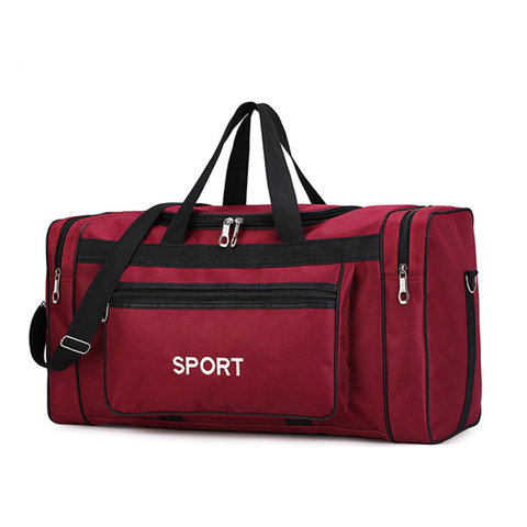 Bolsas de gimnasio de gran capacidad para hombre, aparatos deportivos para Yoga, gimnasio, morral de viaje para entrenamiento ► Foto 1/6