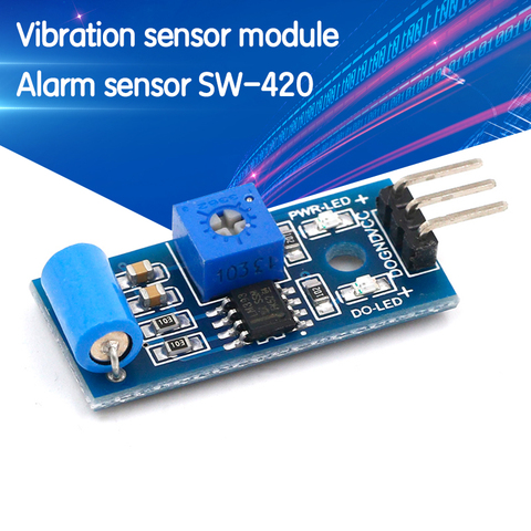 Módulo sensor de vibración tipo cerrado normalmente Módulo sensor de alarma interruptor de vibración SW-420 para arduino ► Foto 1/6