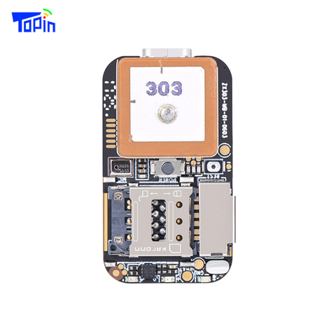 Módulo de rastreador Mini GPS ZX303 GSM, Wifi, LBS, localizador, SOS, SMS, coordenadas, aplicación Web, seguimiento, tarjeta TF, grabadora de voz para coche ► Foto 1/6