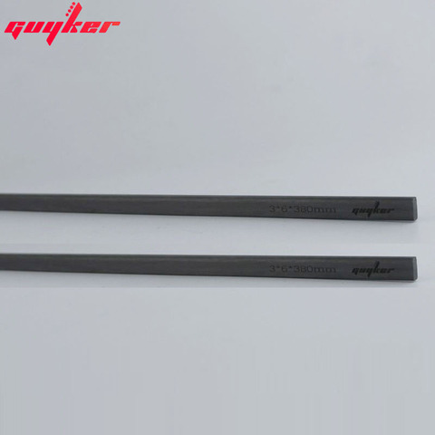 Guyker-varillas de cuello de fibra de carbono, 2 uds., 3mm x 6mm x 38 0mm/450mm, refuerzo de cuello para guitarra, instrumentos de cuerdas ► Foto 1/5