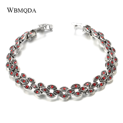 Wbmqda-pulsera de ojo diabólico Vintage para mujer, con diamantes de imitación, cuentas de cristal, brazaletes de novia, joyería Bohemia 2022 ► Foto 1/6