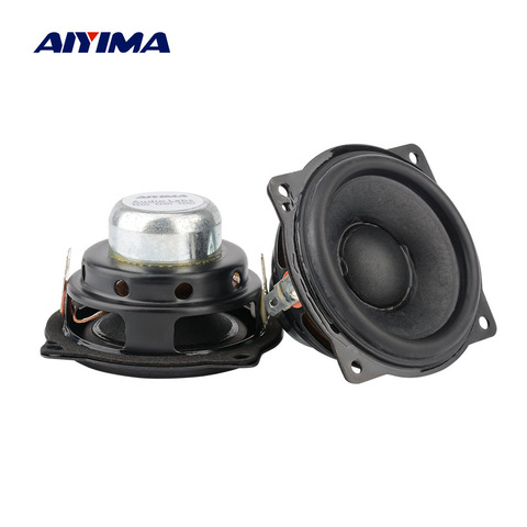 AIYIMA-altavoz de gama completa de neodimio, amplificador estéreo de alta fidelidad de 2,25 pulgadas, 4 Ohm, 10W, de largo alcance, con Bluetooth, 60x60mm, 2 uds. ► Foto 1/6