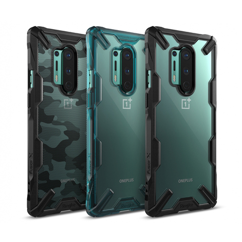 Ringke Fusion X para Oneplus 8 Pro carcasa de doble capa PC espalda transparente y Marco suave de TPU híbrido cubierta de protección contra caídas de alta resistencia ► Foto 1/6