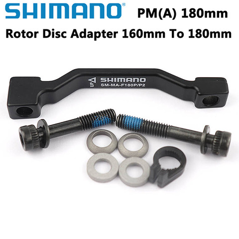 Original Shimano MA F180P/P2 Post Mount adaptador de freno de disco (delantero) (180mm) (P/P) 7 en rotor de freno de disco PM un disco de freno de Pilar ► Foto 1/3