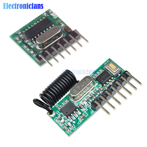 Transmisor de codificación de voltaje ancho inalámbrico de 433 mhz, receptor decodificador, módulo de salida de 4 canales para controles remotos de 433 Mhz ► Foto 1/6