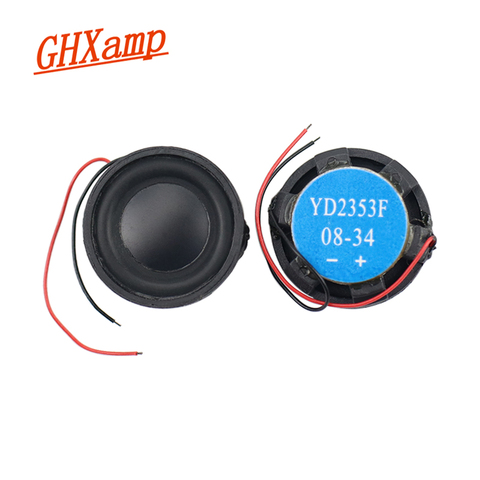 Ghxamp-minialtavoz de gama Fulll, altavoz de frecuencia completa redondo de 23mm, 8Ohm, 2w, largo alcance, borde de los restos, 2 uds. ► Foto 1/6