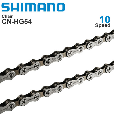 Original SHIMANO DEORE HG54- 10-velocidad cadenas de bicicleta-Super estrecho-HG-X-Cadena de bicicleta de montaña 114L con enlace rápido ► Foto 1/2