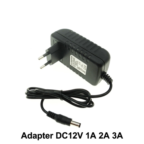 Adaptador de corriente DC12V, transformador de iluminación de AC100-240V, salida DC12V 1A / 2A/3A, fuente de alimentación para tira LED ► Foto 1/6