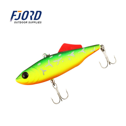 Fiordo hielo invierno Lucio para pesca 65mm 13,5g VIB cebos artificiales buceo giratorio plantilla Señuelos de Pesca japonesa Crankbait ► Foto 1/6