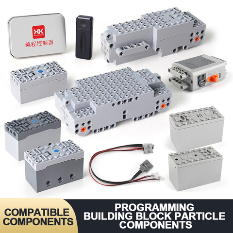 Componentes de bloques de construcción programables compatibles con Legoss MOC tecnología de potencia app accesorios de bloques de construcción montaje de motor ► Foto 1/5