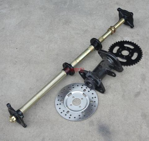 Eje trasero de cuatro ruedas modificado para ATV, piezas de ATV, montaje de brida, 81cm ► Foto 1/3