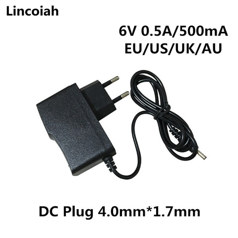 Cargador adaptador de fuente de alimentación para Monitor de presión arterial OMRON I-C10, M2, M3, M4-I, M10, M6, M6W, 6V, 0,5a, 500MA, 4W, CA, CC, 1 M5-I ► Foto 1/3