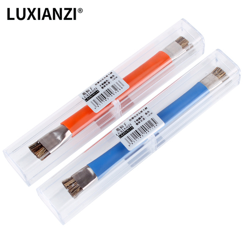 LUXIANZI-cepillo de doble cabezal antiestático para reparación, trabajo de limpieza ESD seguro para teléfono móvil, tableta, placa base PCB BGA IC ► Foto 1/5