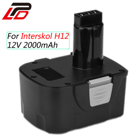 Batería de repuesto para taladro inalámbrico, herramienta eléctrica ni-cd para Interskol H12, 12V, 2000mAh, batería recargable ► Foto 1/6