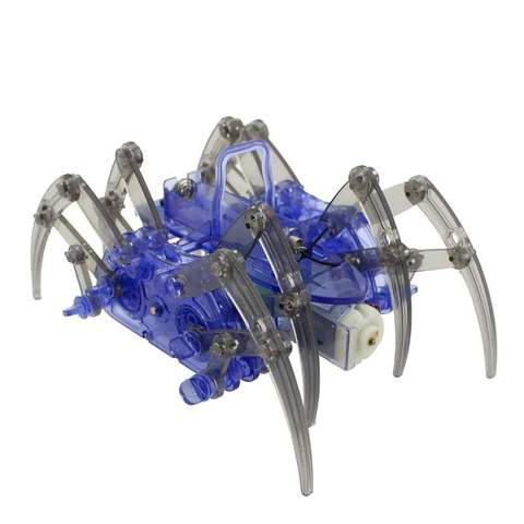 Kit de Robot eléctrico de araña DIY, desarrollo de inteligencia educativa, ensamblaje de rompecabezas para niños, juegos de acción ► Foto 1/1