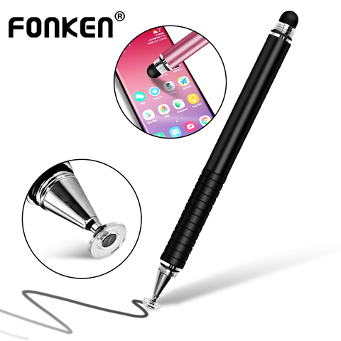 FONKEN-lápiz Stylus Universal 2 en 1 para tableta, pantalla