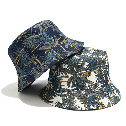 Sombrero de pescador Reversible Banano cubo sombreros para hombres y mujeres de la calle Hip Hop del cubo Vintage impreso sombrero de la pesca ► Foto 1/6