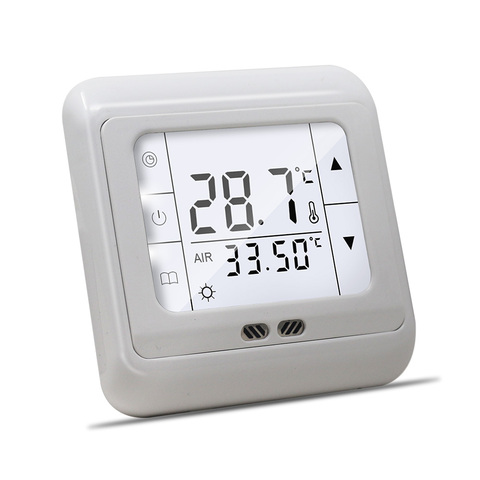 Regulador de temperatura Digital pantalla táctil termostato de calefacción de suelo Control automático de temperatura ambiente mecánico ► Foto 1/6