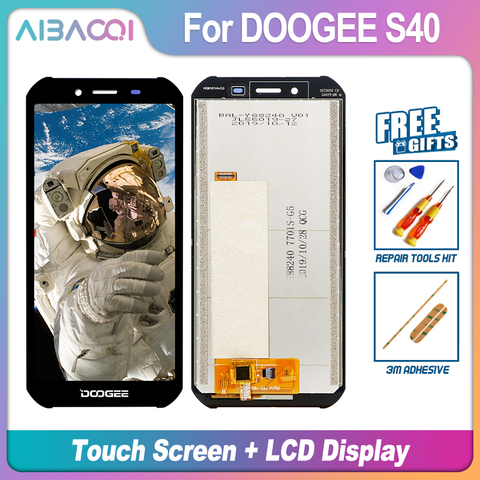 AiBaoQi-pantalla táctil Original de 5,5 pulgadas + reemplazo de montaje para pantalla LCD de 960x480 para teléfono Doogee S40/S40 Lite, Android 9,1 ► Foto 1/5