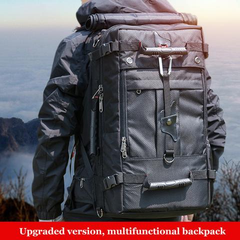 INFEYLAY-mochila multifuncional para hombre y mujer, morral de viaje de negocios, para senderismo, portátil, para exteriores, 40L/50L/60L ► Foto 1/6