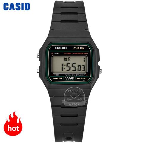 Casio reloj choque g reloj hombres superior situado militares hombres de cuarzo resistente al agua LED relogio reloj digital sport watch reloj de pulsera negro Casual clásico Retro neutro acecha Plaza reloj simple F91W ► Foto 1/5