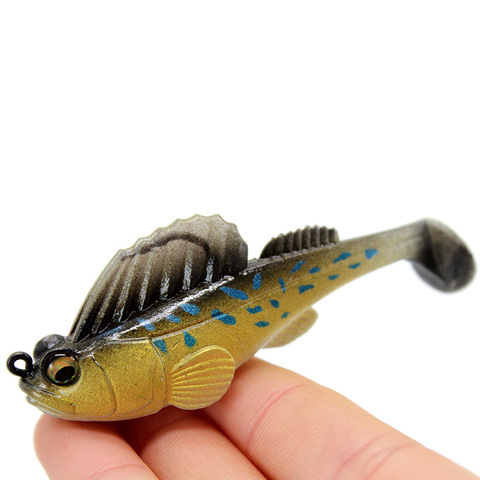 Señuelo de pesca suave de 7G, 14G, 20G, plantilla de plomo para dormir en la oscuridad, Swimbaits, Lucio de pesca, sábalo para perca de pesca ► Foto 1/6