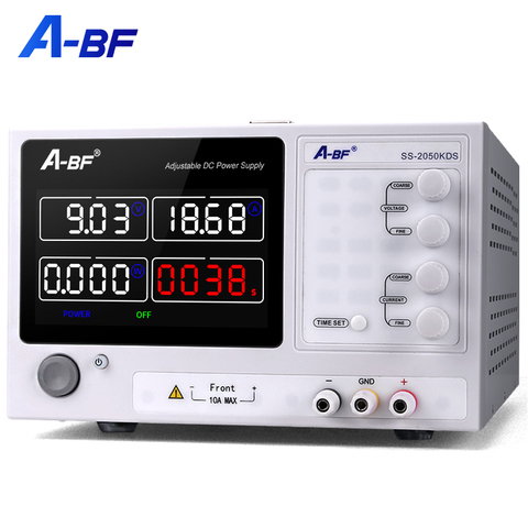 Fuente de alimentación conmutada de alta precisión, A-BF DC, 0-60V, ajustable, 0-60A, 4 dígitos, Banco de pantalla a Color ► Foto 1/5