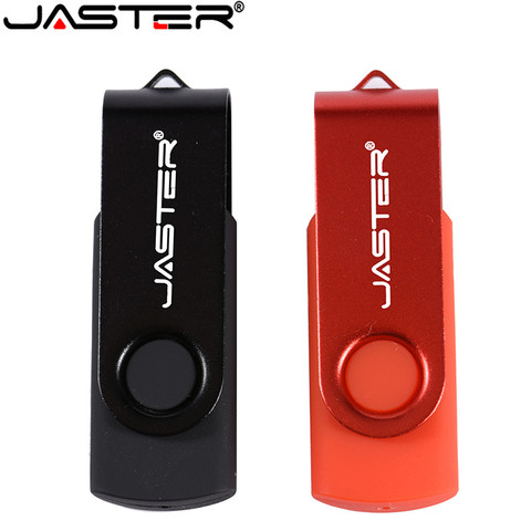 JASTER Twister USB Flash Drive 4GB 64GB 16 GB, 32 GB, USB 2,0 Pendrive giratorio Pen Drive regalos de impresión de logotipo personalizado gratis ► Foto 1/6