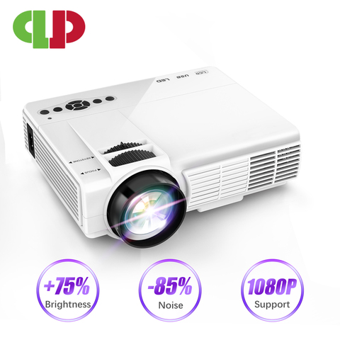 Potente Mini proyector Q5 2600 lúmenes 800*600dpi soporte 720P LED portátil Cine en Casa Android Pantalla de sincronización inalámbrica para teléfono ► Foto 1/6