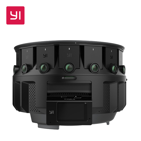 YI-cámara VR HALO 3D-360, 5GHz, Wi-Fi, pantalla táctil LCD de 2,2 pulgadas, batería de 100 minutos, procesador principal Ambarella ► Foto 1/6