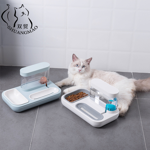 Cuenco de Gato de 4 estilos para perro, alimentador de gatos, bebedero automático de gatito, capacidad de 1,5 l, productos de alimentación para cachorros ► Foto 1/6