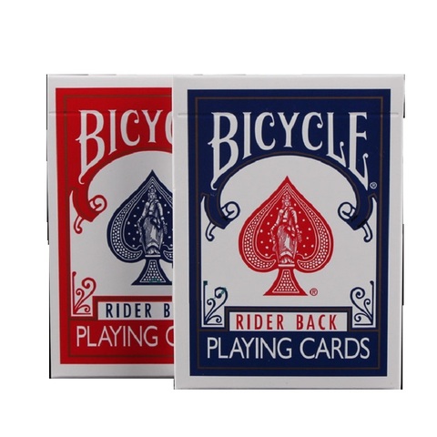 Juego de 2 unids/set de cartas de póker para bicicleta, color azul y rojo, para jugar a las cartas del conductor, barajas estándar, truco de magia, cubiertas selladas, 808 ► Foto 1/6