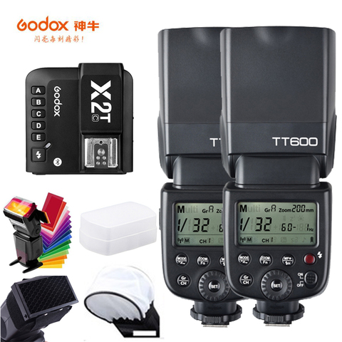 Godox TT600 TT600S 2,4G TTL inalámbrico de 1/8000s Flash Speedlite con X2T-C/N/S/F/O/P disparador para Canon Nikon sony fuji olympus ► Foto 1/5