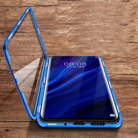 Funda de Metal de absorción magnética de doble cara para OPPO A9 2022 360, cubierta protectora completa trasera para OPPO A5 2022 ► Foto 1/6