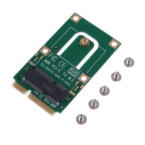 Mini PCI-E a m2 Adaptador convertidor tarjeta de expansión m2 llave NGFF E Interfaz para m2 B85B ► Foto 1/6