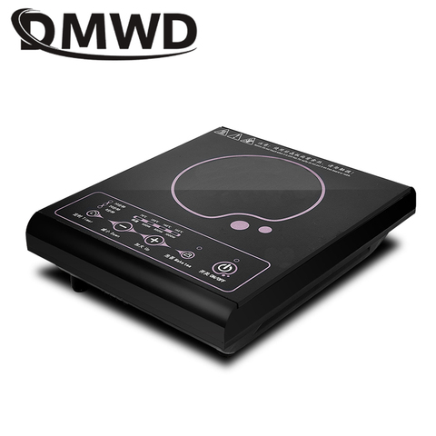 DMWD-mini cocina eléctrica multifunción de inducción, utensilios de cocina para olla caliente, sopa, hervir, freír, estufa, multicooker, 4 marchas ► Foto 1/5