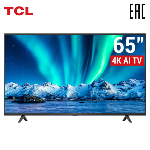 TCL Android P TV 65 pulgadas 4 K TV 65p615 UHD 4 K TV smart Molnia ► Foto 1/5