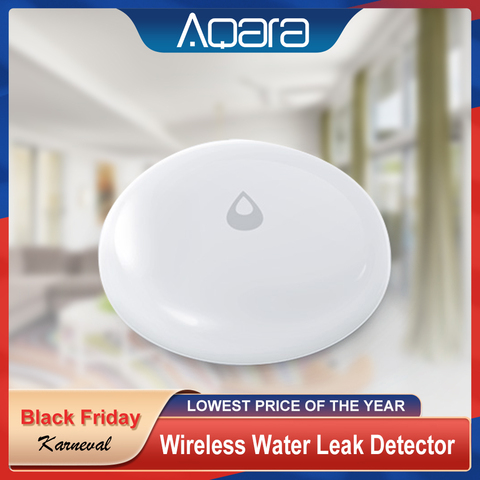 Aqara-Detector de fugas de agua inalámbrico zigbee IP67, Sensor de inmersión de agua para 100%, Sensor de remojo, ALARMA DE SEGURIDAD PARA EL HOGAR Original ► Foto 1/6